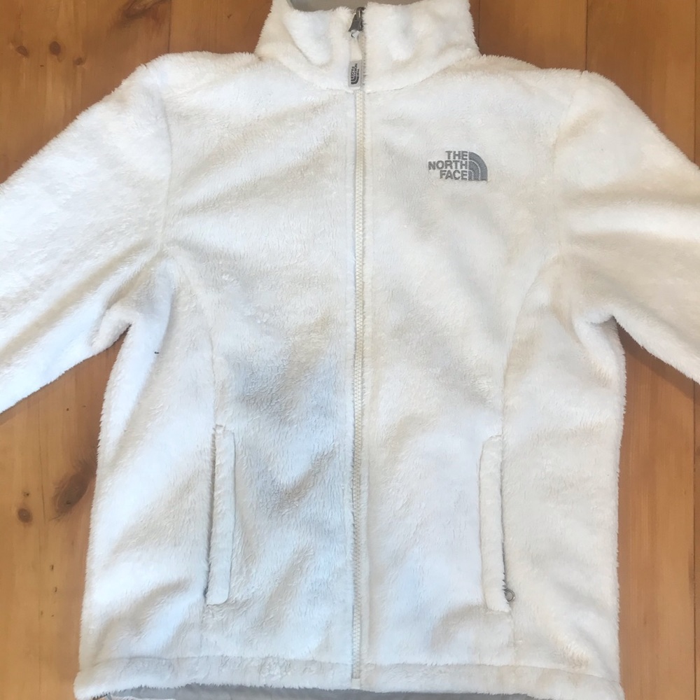 North face fuzzy jacket